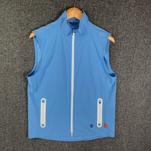Stitch SWS Vest Men Small Blue Weather System Golf Performance